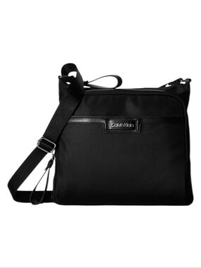 Calvin Klein Triple Compartment Nylon Crossbody Bag